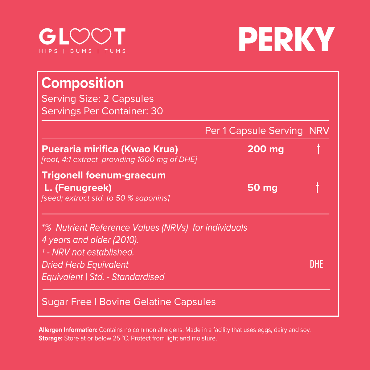 Perky - Breast Fullness & Firming Formula