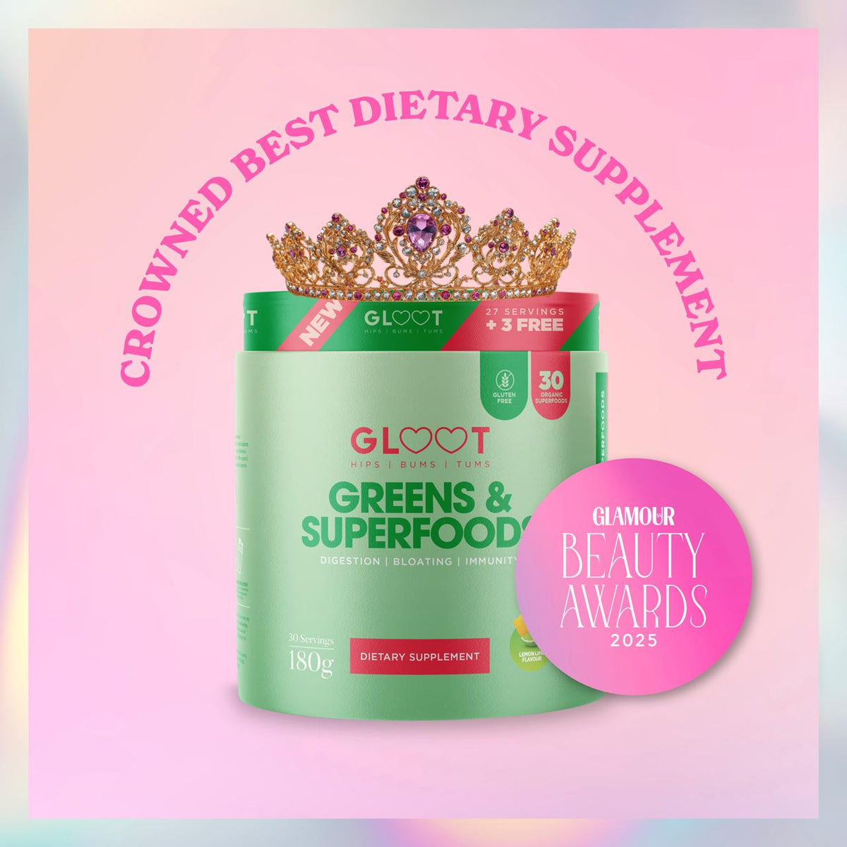 Gloot Girl Greens Lemon Lime